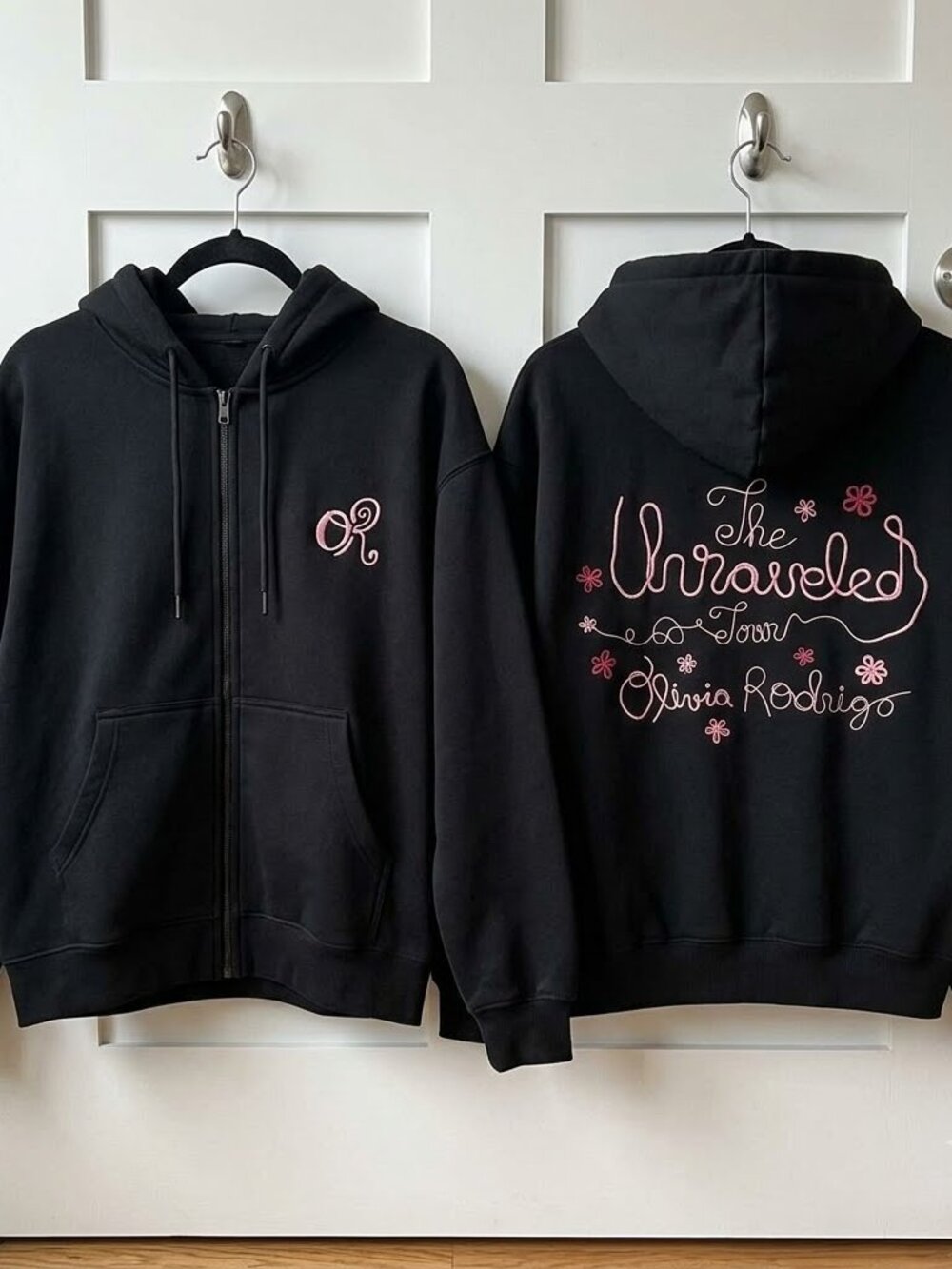 Olivia Rodrigo The Unraveled Tour Zip Hoodie PRINT